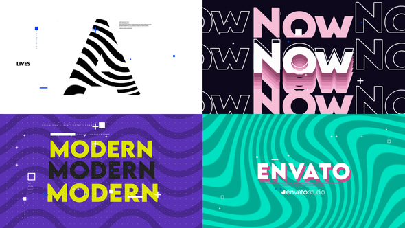 VideoHive Colorful Typo Intro 33256757