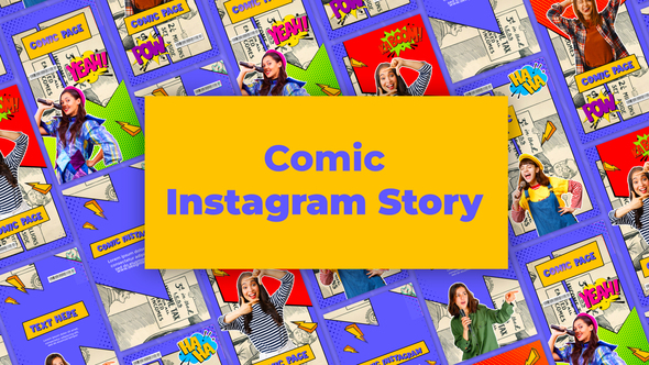 VideoHive Comic Instagram Story Template 38598550