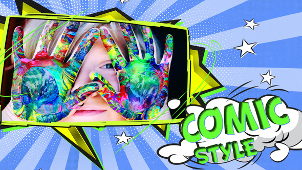 VideoHive Comic Style Slideshow 38500177