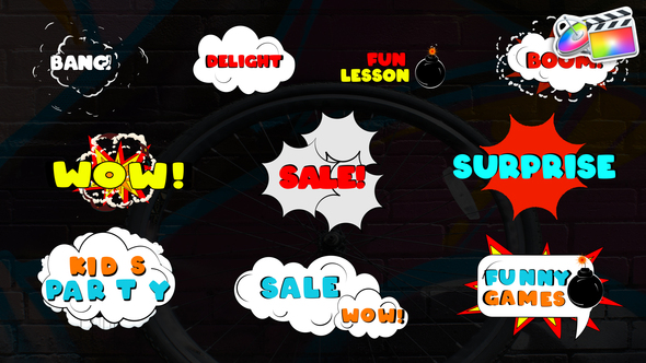 VideoHive Comic Titles | FCPX 35953861