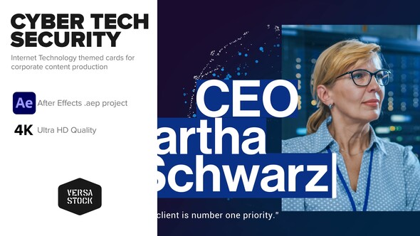 VideoHive Corporate Cybersecurity Technology Promo 33334435