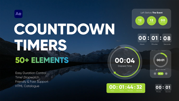 VideoHive Countdown Timers 33032137