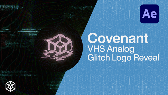 VideoHive Covenant – VHS Analog Glitch Logo Reveal 24159066
