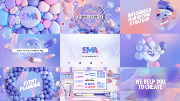 VideoHive Creative Social Media Marketing Agency Promo 38231367