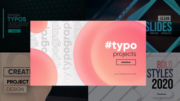 VideoHive Creative Typography Pack 33445688
