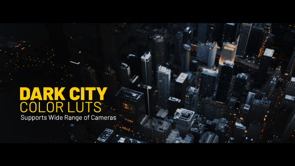 VideoHive Dark City LUTs for Final Cut 39144085