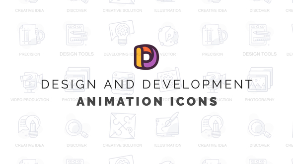 VideoHive Design and development - Animation Icons 32812189