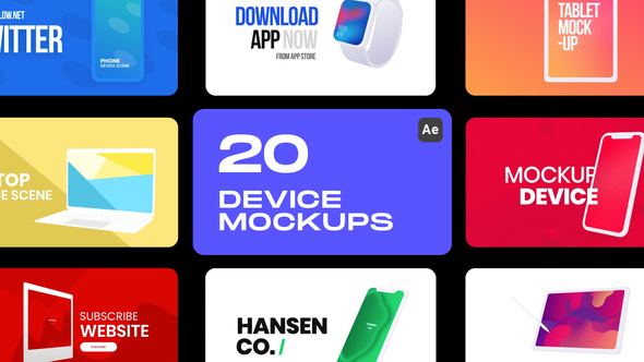VideoHive Device Mockups 33121365