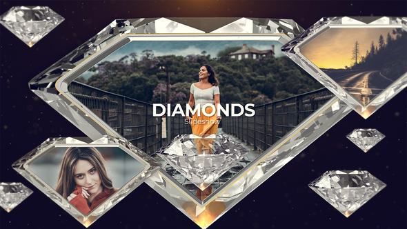 VideoHive Diamonds Slideshow 23692471