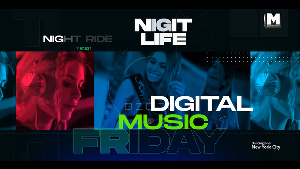 VideoHive Digital Music Party 32658484