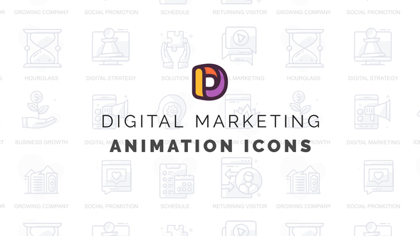 VideoHive Digital marketing 2 - Animation Icons 32812236