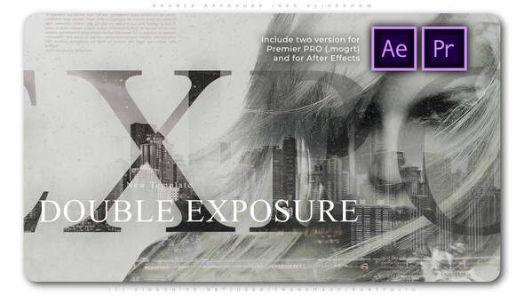 VideoHive Double Exposure Inks Slideshow 27934081