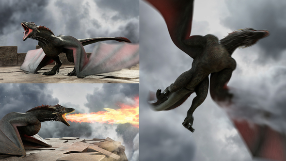 VideoHive Dragon War Trailer 39375521