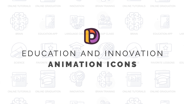 VideoHive Education - Animation Icons 32812279