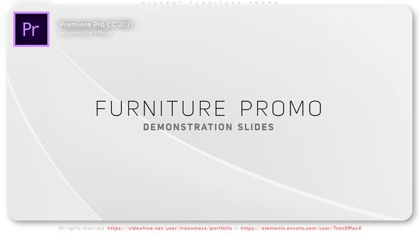 VideoHive Elegant Furniture Promo 39511218