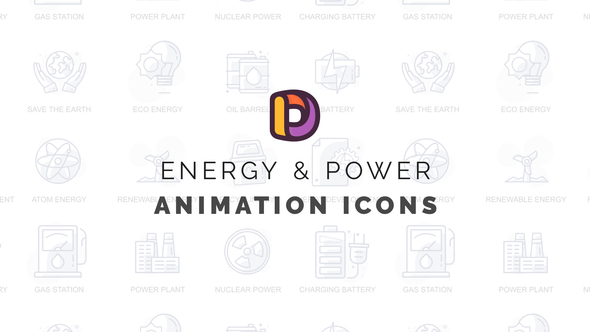 VideoHive Energy & Power - Animation Icons 32812300