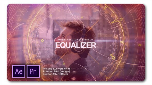 VideoHive Equalizer Music Reactor Slideshow 27456589