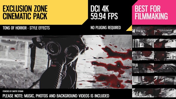 VideoHive Exclusion Zone (Cinematic Pack) 28069795