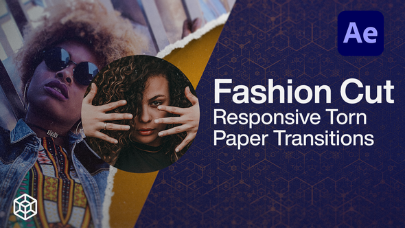 VideoHive Fashion Cut - Responsive Torn Paper Transitions 24847324