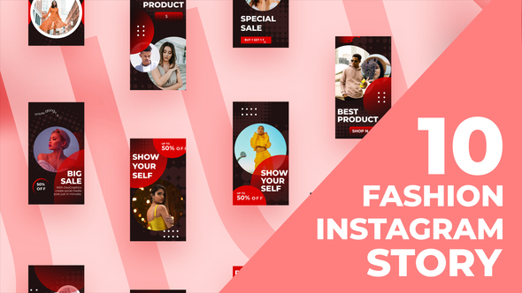 VideoHive Fashion Instagram Story After Effect Template Pack 33026380