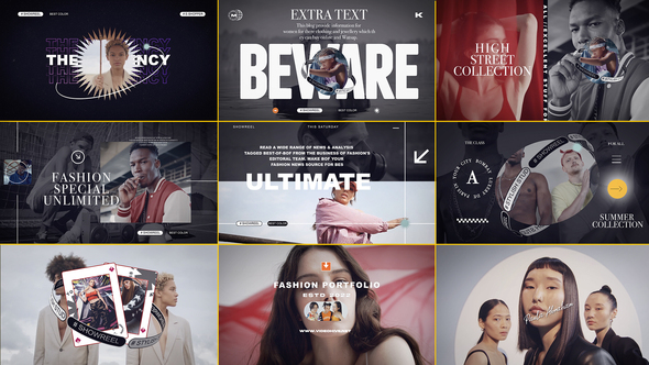 VideoHive Fashion Portfolio Intro 37804735