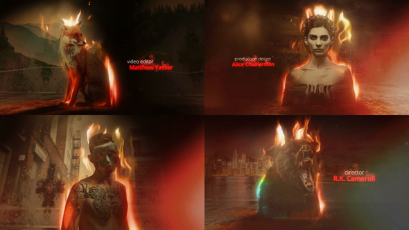 VideoHive Fire Grunge Opener 27687471