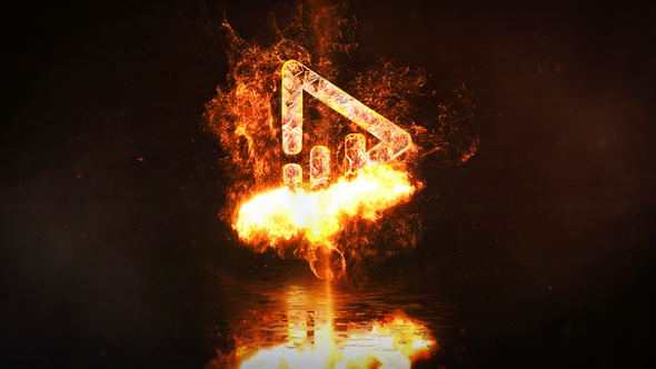 VideoHive Fire Logo Reveal 31945425