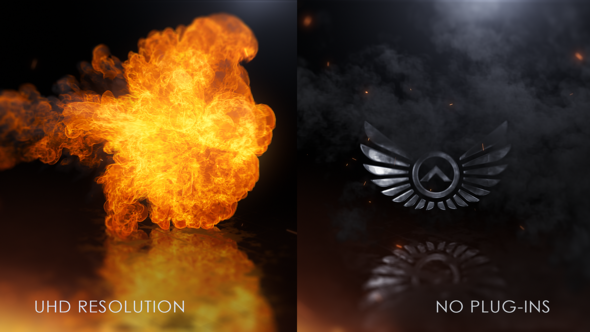 VideoHive Fire Logo Reveal 38524206
