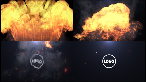VideoHive Fire Logo Reveal 38793472