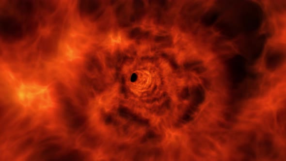 VideoHive Fire Wormhole Through Time and Space Warp Through Science Fiction 39005903