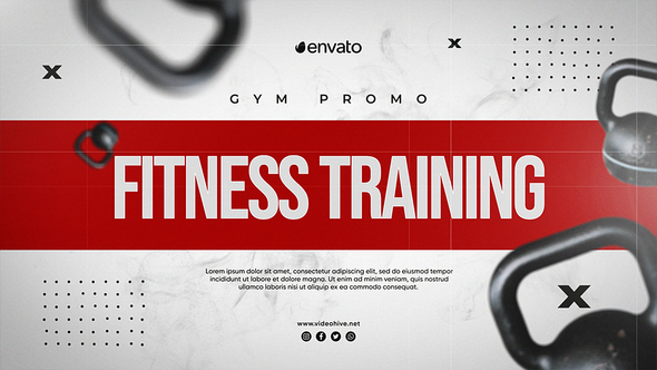 VideoHive Fitness Training Gym Promo 38535525