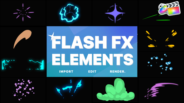 VideoHive Flash FX Elements | FCPX 36048538