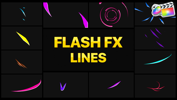 VideoHive Flash FX Lines | FCPX 36756766