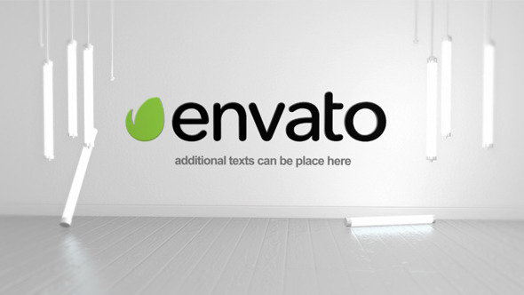 VideoHive Fluorescent Light Room Logo Reveal 8387023