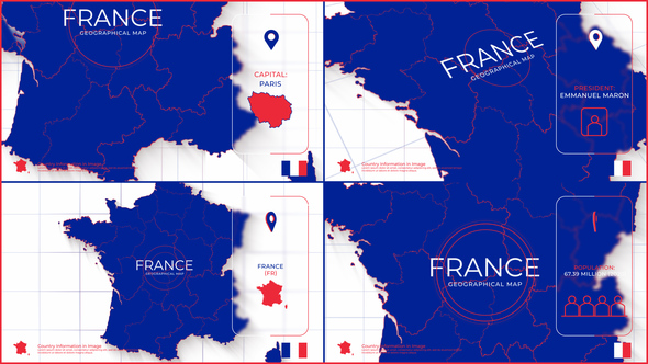 VideoHive France Map Promo 39461592