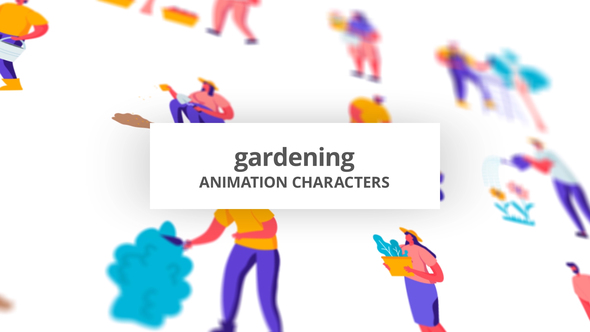 VideoHive Gardening - Character Set 32842647