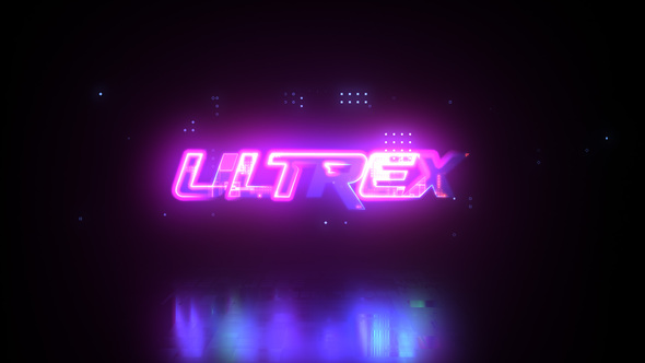 VideoHive Glitch Neon Logo Intro 37973665