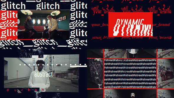 VideoHive Glitch Urban Opener 25568577