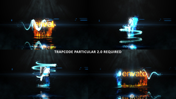 VideoHive Glowing Particle Logo Reveal 27 20799750