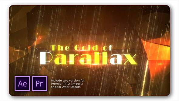 VideoHive Gold Parallax Trailer Slideshow 27691118