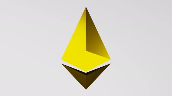 VideoHive Golden Ethereum sign. ETH. 38994378