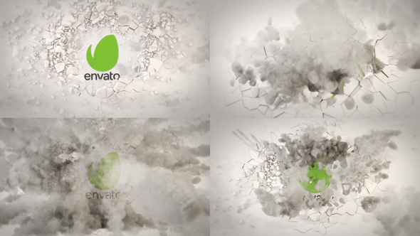 VideoHive Ground Destruction Logo Reveal 33323067
