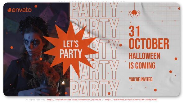 VideoHive Halloween Party Invitation 39510683