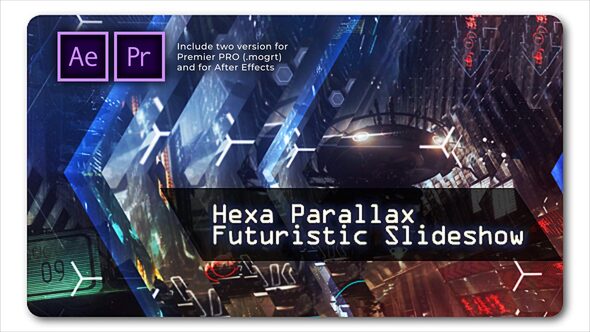 VideoHive Hexa Parallax | Futuristic Slideshow 27178657