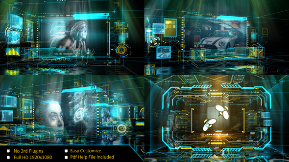 VideoHive Holographic Opener 26892933