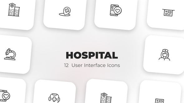 VideoHive Hospital - User Interface Icons 39587998