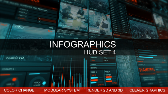 VideoHive Infographics HUD smart graphics 22651875