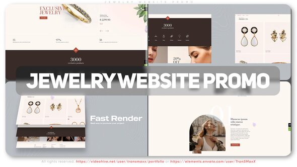 VideoHive Jewelry Website Promo 39379163