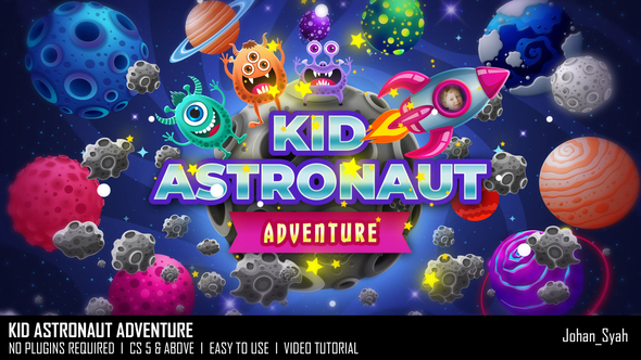 VideoHive Kid Astronaut Adventure 39547020