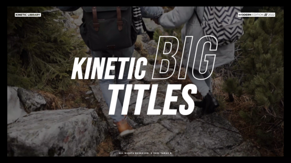 VideoHive Kinetic Titles | FCPX 36273219